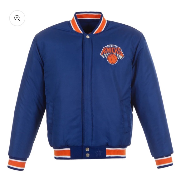 JH Design Knicks Two-Tone Reversible Wool Jacket - Picture 3 of 8
